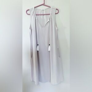 Elegant Cream Midi Dress